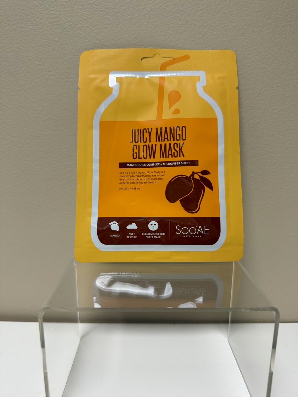 SooAE Juicy Mango glow sheet mask